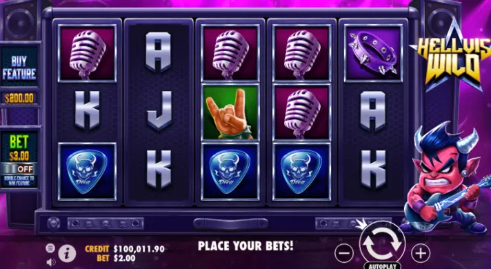 Hellvis Wild, Inovasi Game Bertema Rock dari Pragmatic Play