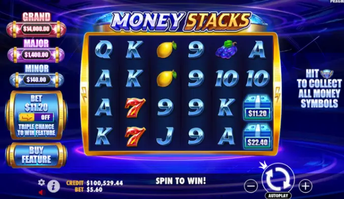 Tumpukan Uang Menanti di Money Stacks Pragmatic Play