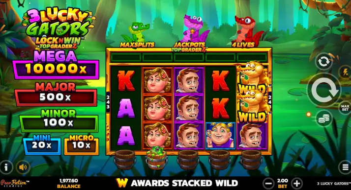 Tiga Buaya dengan Satu Keberuntungan Besar di 3 Lucky Gators