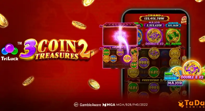 Cuma Beberapa Spin, Hadiah Langsung Muncul di 3 Coin Treasures 2